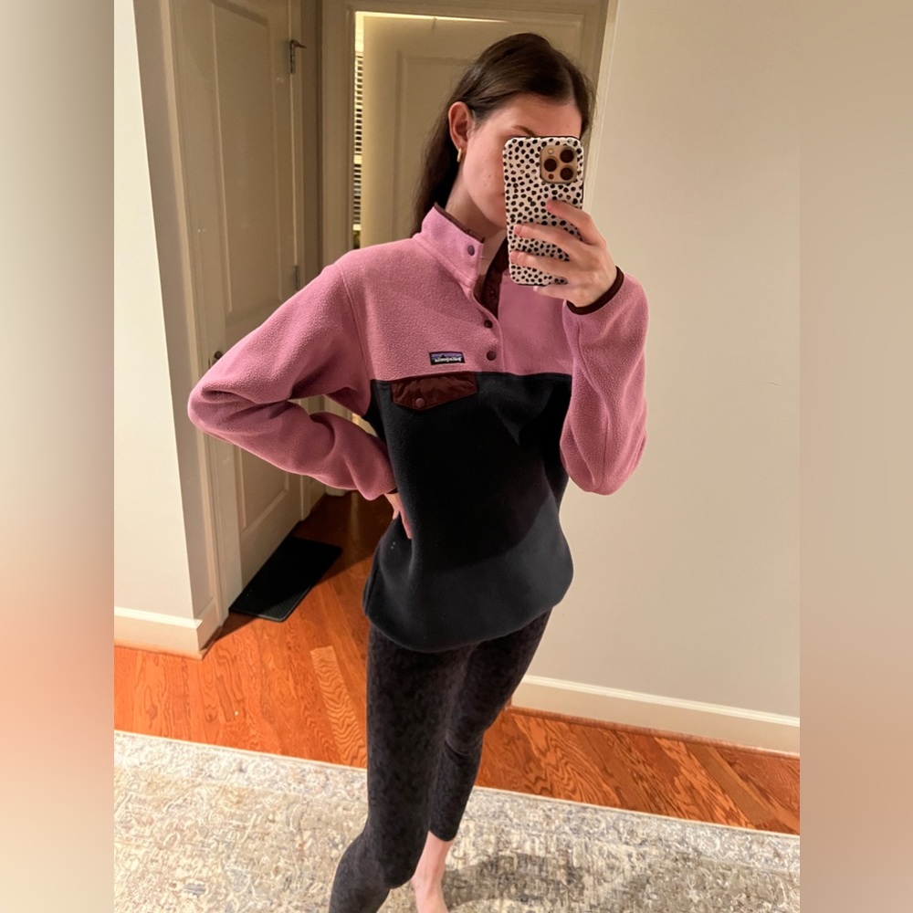 Patagonia Synchilla Pink Pullover (sz M)